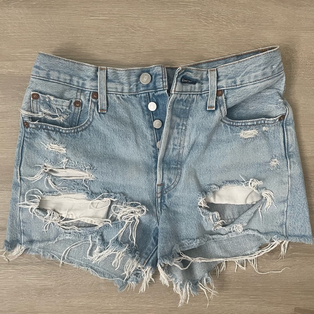 Levi 501 denim shorts